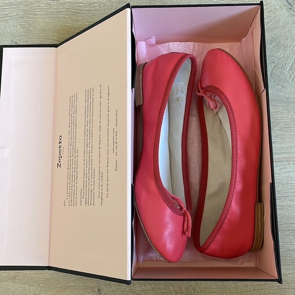 NWT Pink Repetto Cendrillon Ballerinas. Size 36.5. - Picture 7 of 7